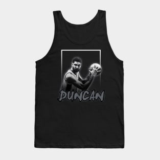 Tim Duncan\\Basketball Legend Vintage Style Tank Top